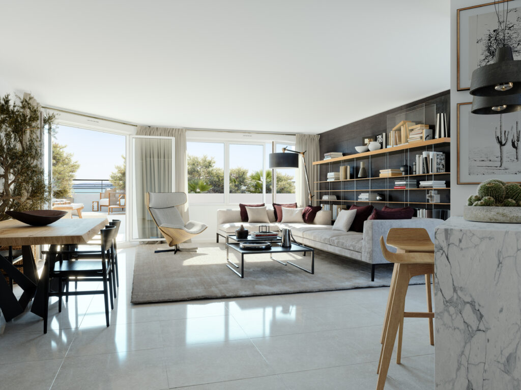 Photo Appartement T3 de 99 m² avec terrasse de 73 m² à Marseille 13008 image 2/2