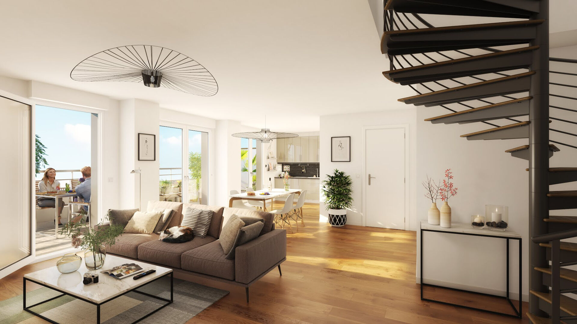 Maison  T4/5 de 130m2 sur une parcelle de 249m2 avec piscine à Aubagne