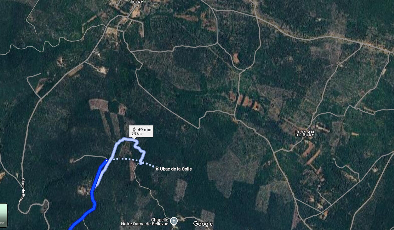 Très beau terrain de chasse et forestier de 58240 m²  à TAVERNES 83670