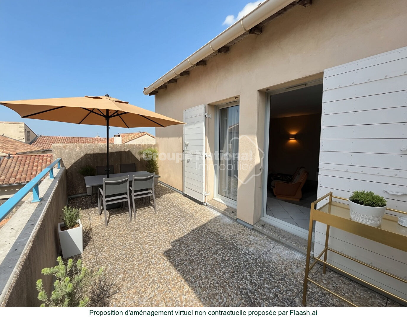 T3 avec terrasse et garage