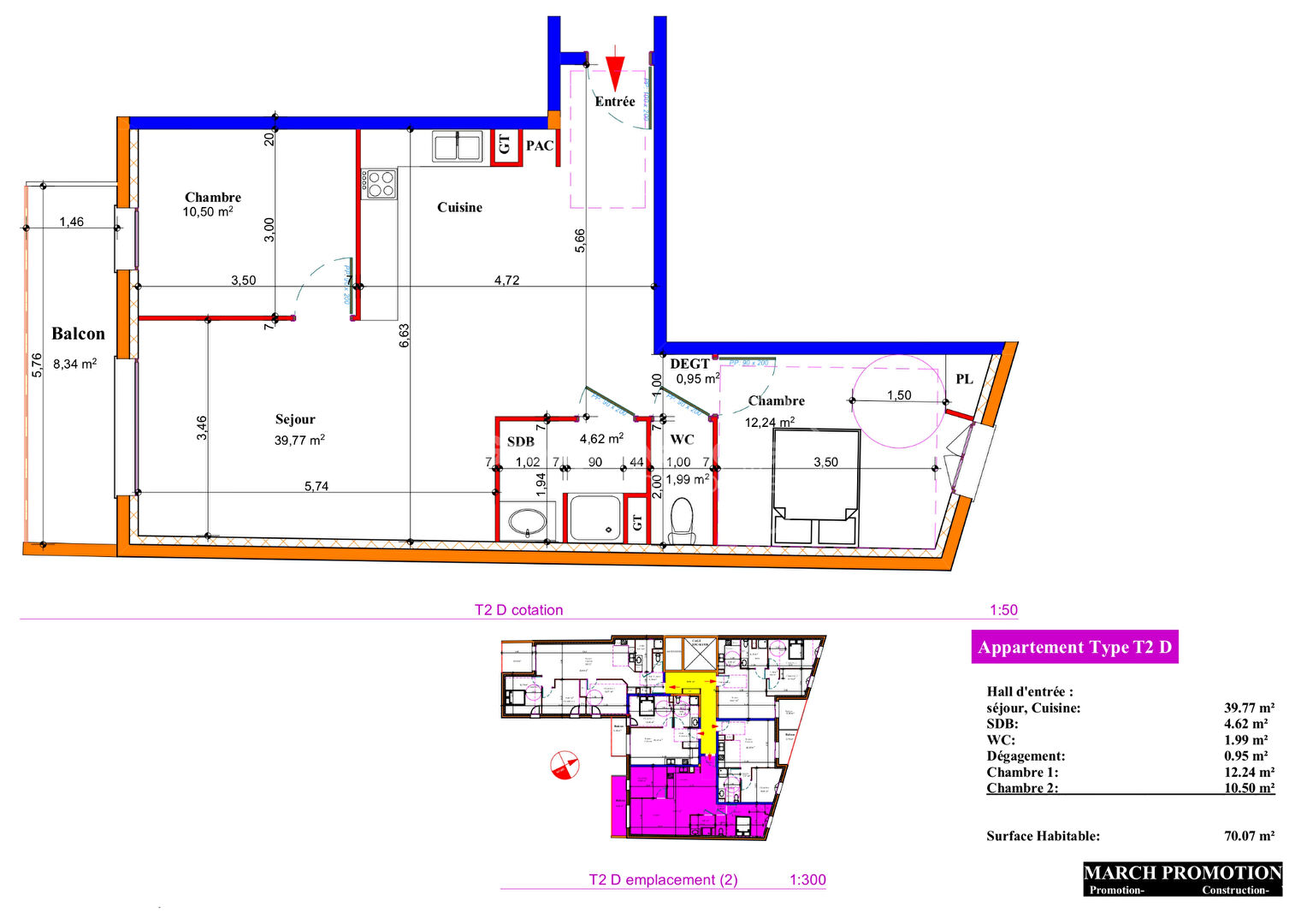 Photo Valence hyper centre  - Programme neuf - Appartement 3 pièce(s) 70.07m2 image 1/1