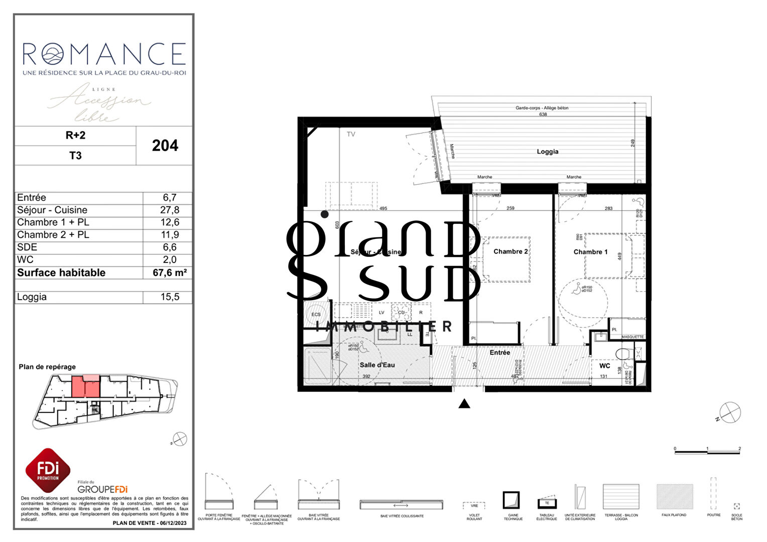 Photo ROMANCE ? Appartements neufs du T2 au T4 au Grau-du-Roi, avec rooftop & piscine image 5/6