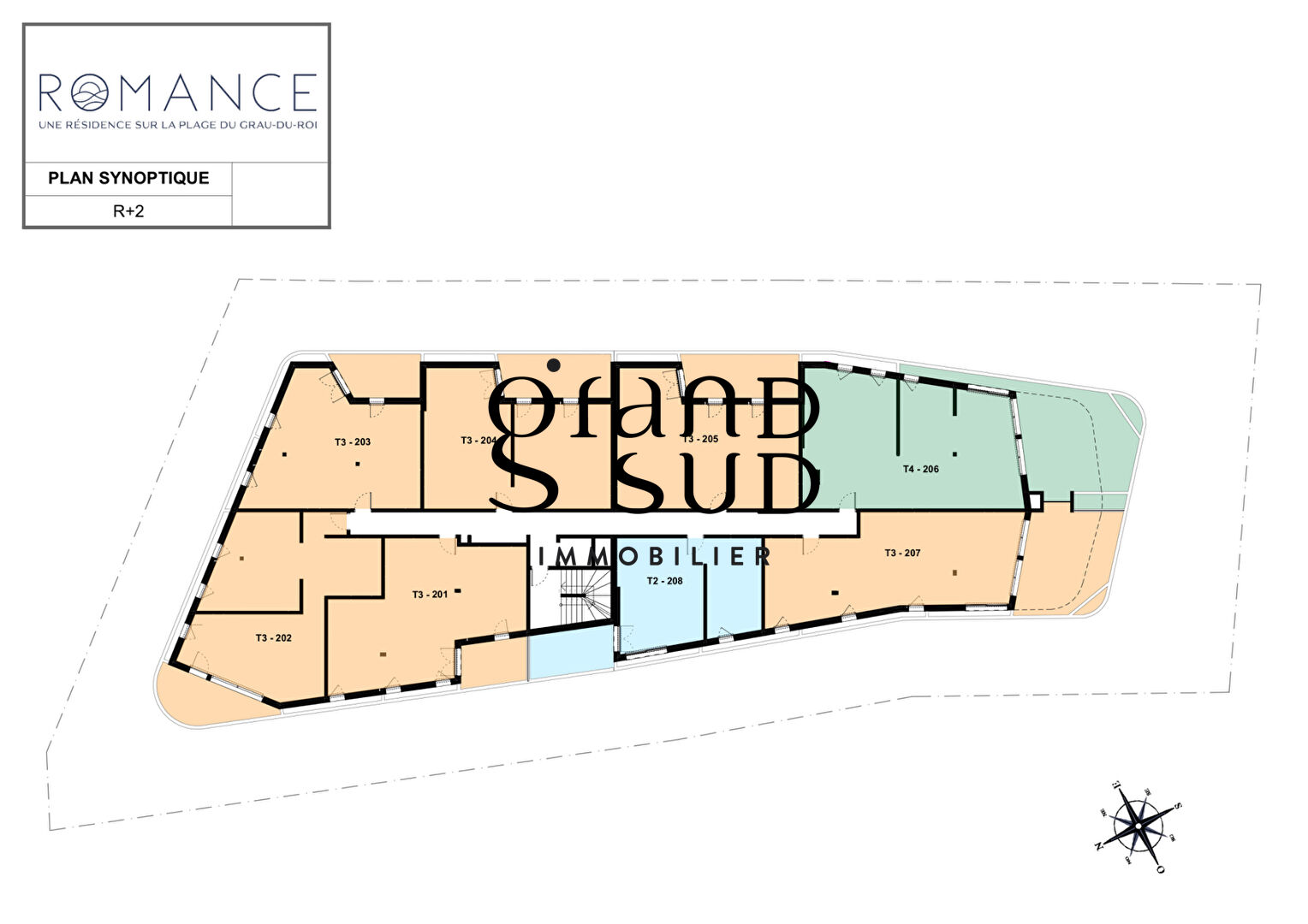 Photo ROMANCE ? Appartements neufs du T2 au T4 au Grau-du-Roi, avec rooftop & piscine image 6/6