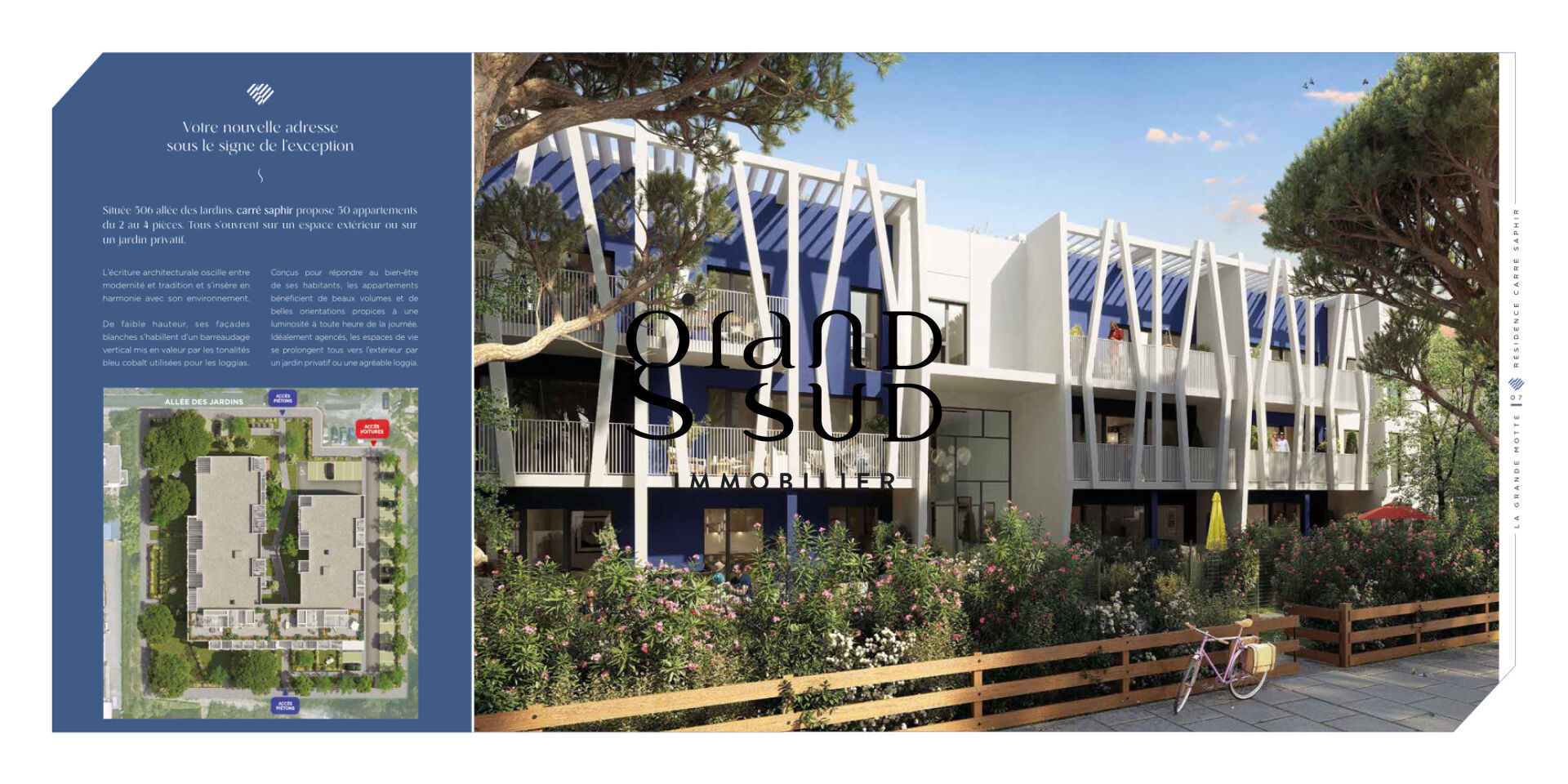 Photo Carré Saphir - Appartements neufs du T2 au T4 à La Grande Motte image 1/1