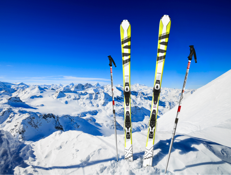 Magasin de sport en station