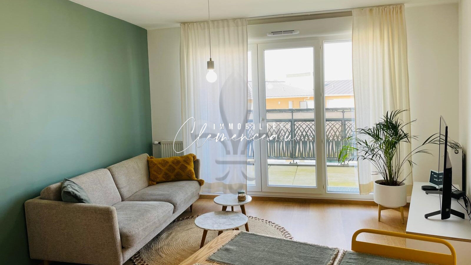 Appartement récent Villennes Sur Seine 3 pièces avec balcon  - 56 m2 -