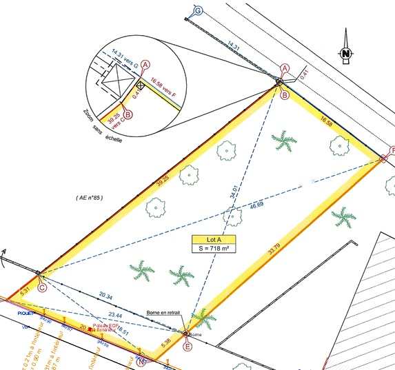 Photo TERRAIN INDIVIDUEL LIBRE DE CONSTRUCEURS DE 718M2 image 2/3