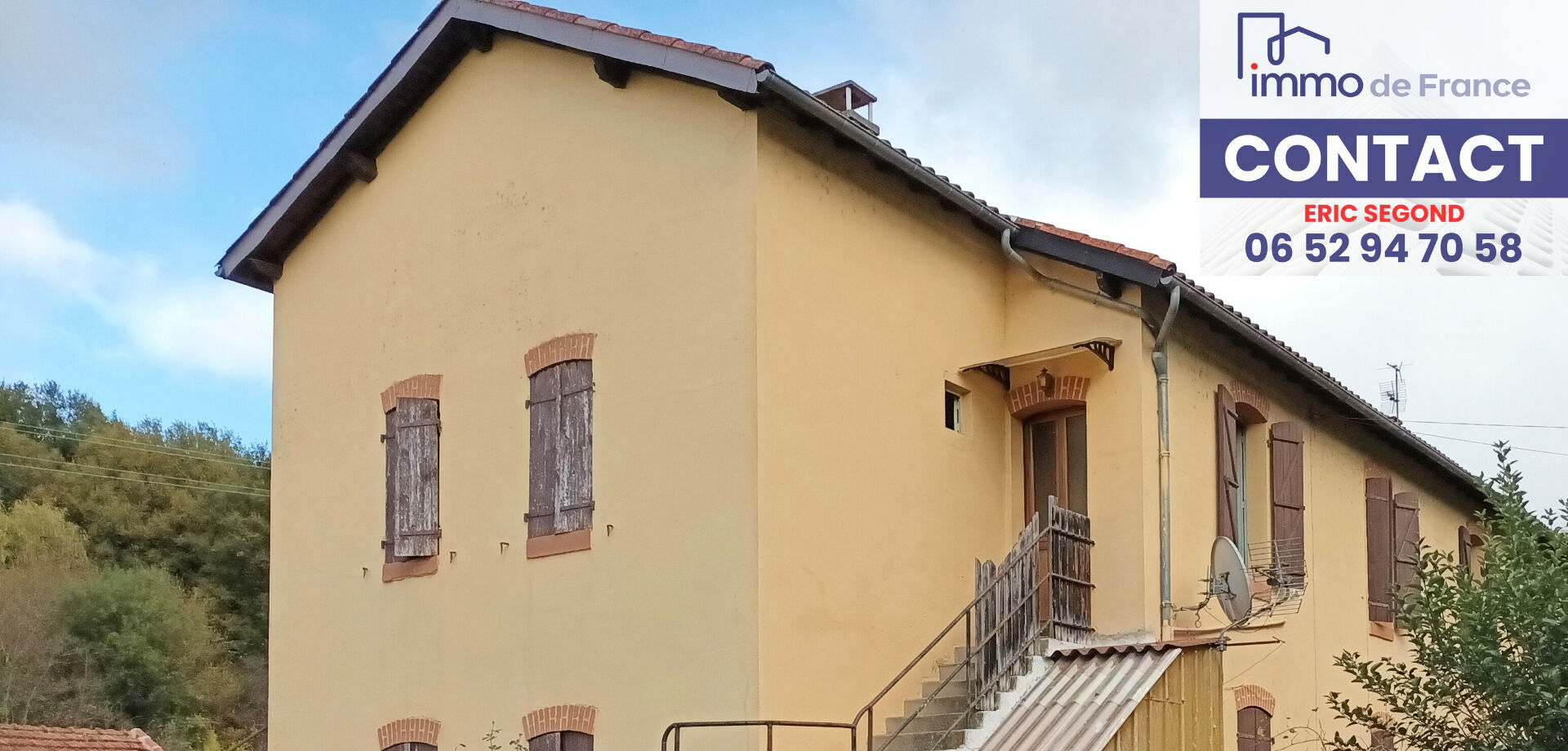 Proche centre Decazeville - Maison/Appartement T4 à rénover-