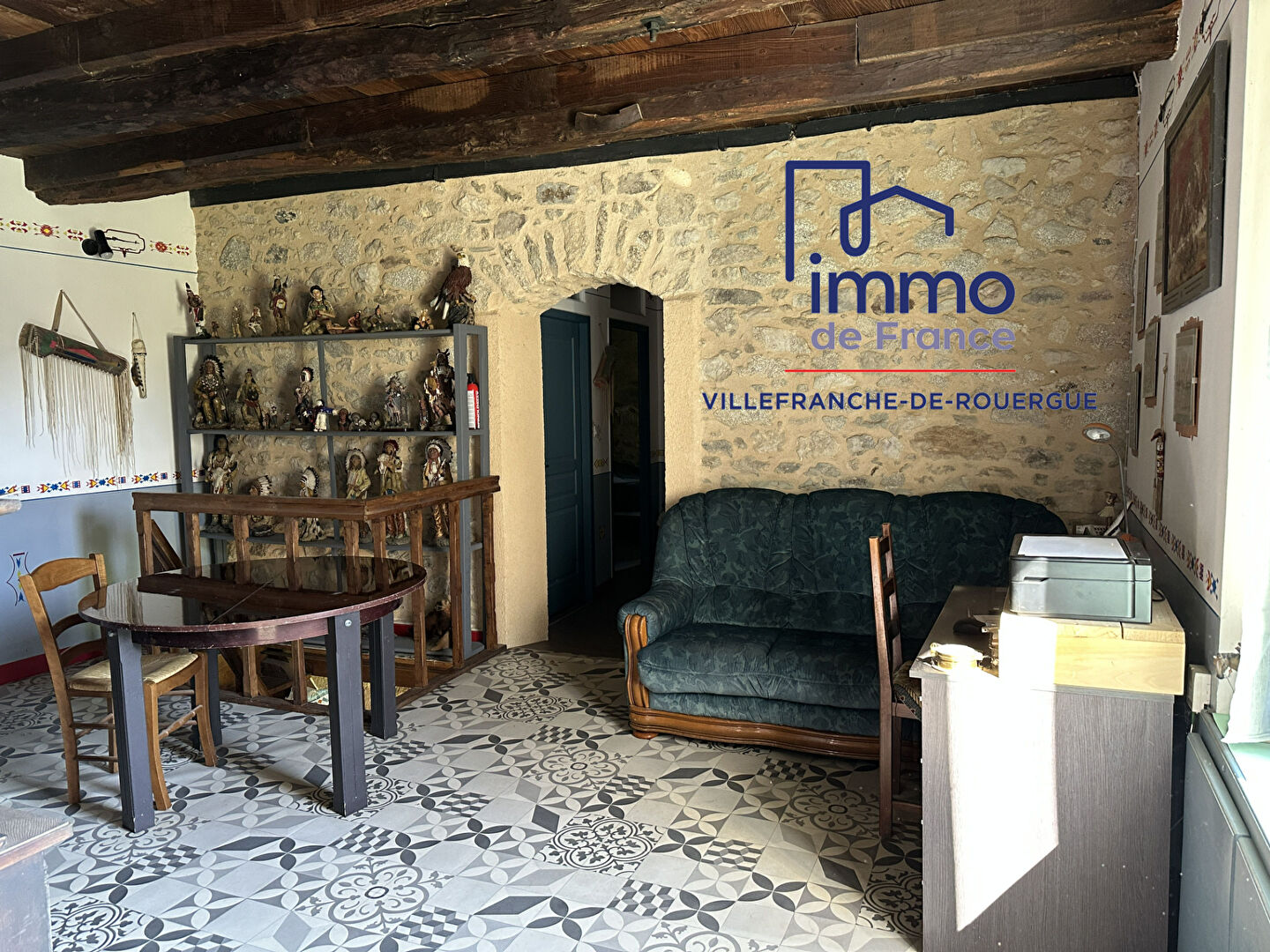 Photo Corps de ferme La Salvetat Peyrales 128 m², 3 ch, grange, hangar sur 18 881 m² de terrain image 5/6