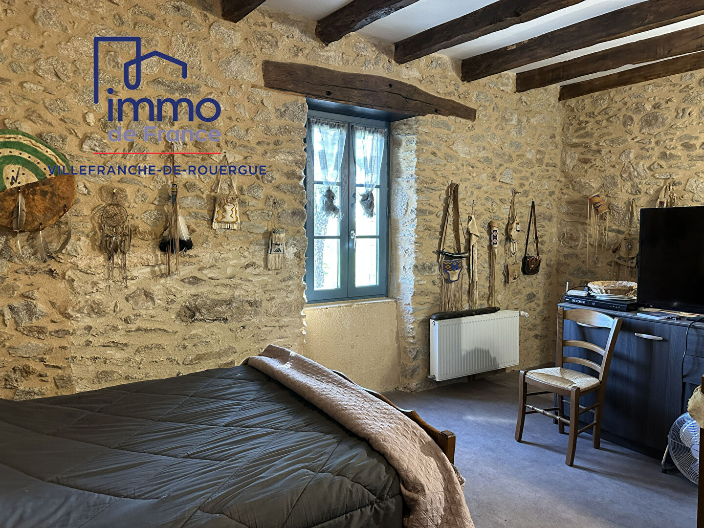 Photo Corps de ferme La Salvetat Peyrales 128 m², 3 ch, grange, hangar sur 18 881 m² de terrain image 6/6