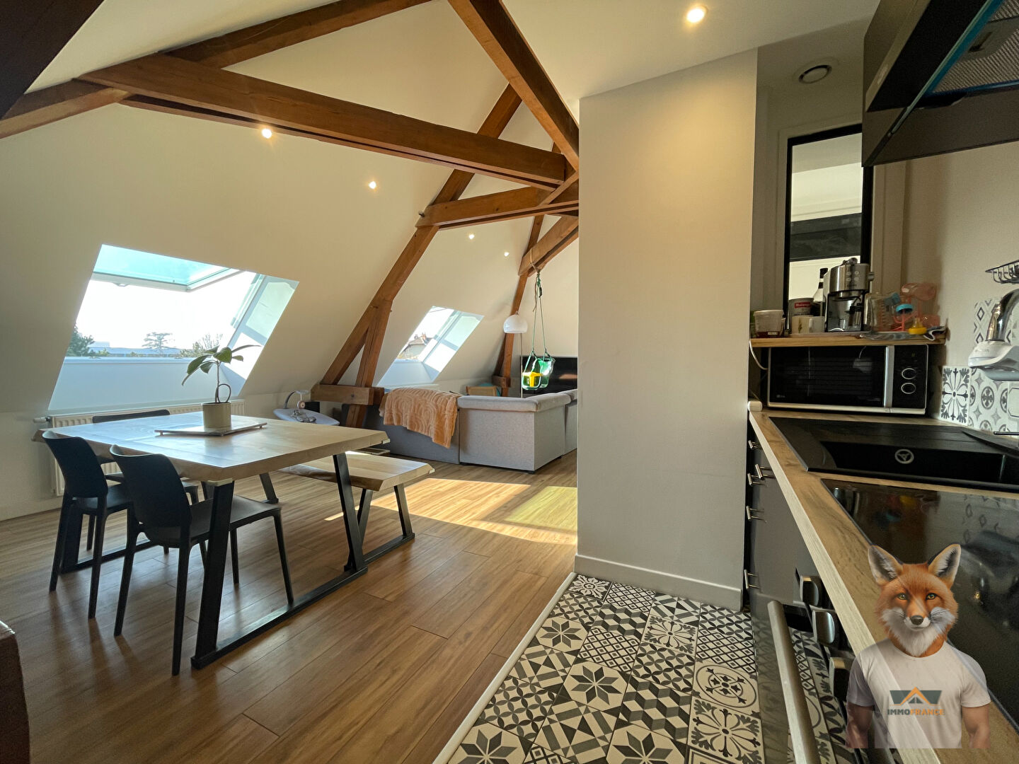 Sublime T3  de 110 m2 au sol  avec mezzanine  _  Besancon