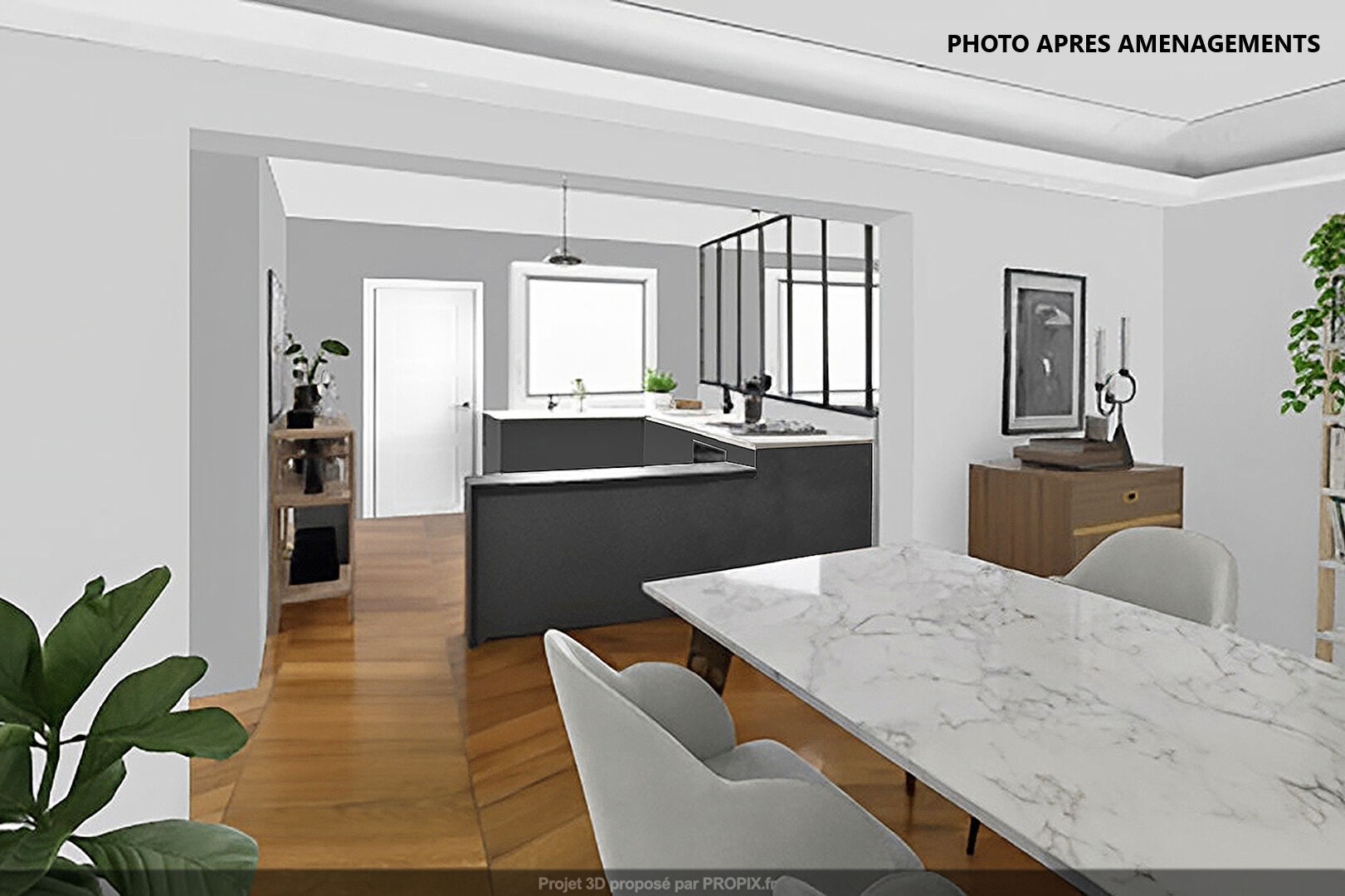 Pertuis - Rez de jardin de 70 m² (T3) + 200 m² de jardin attenant