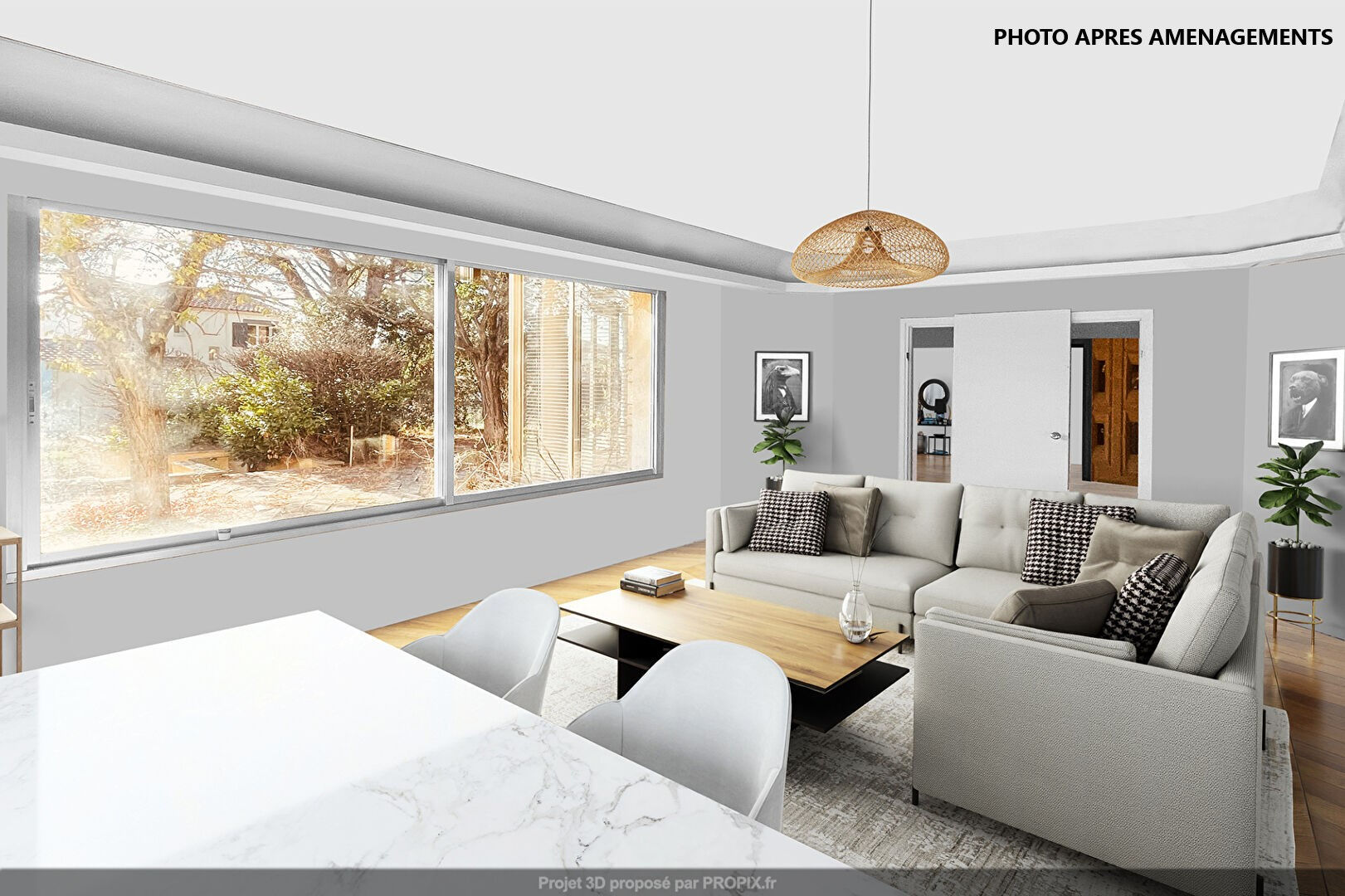 Pertuis - Rez de jardin de 70 m² + 200 m² de jardin attenant