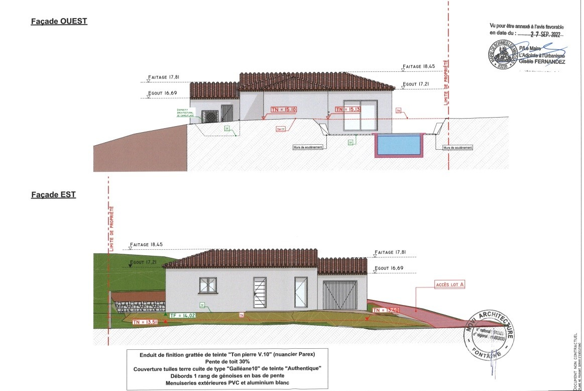 Photo Terrain avec permis accordé image 2/2