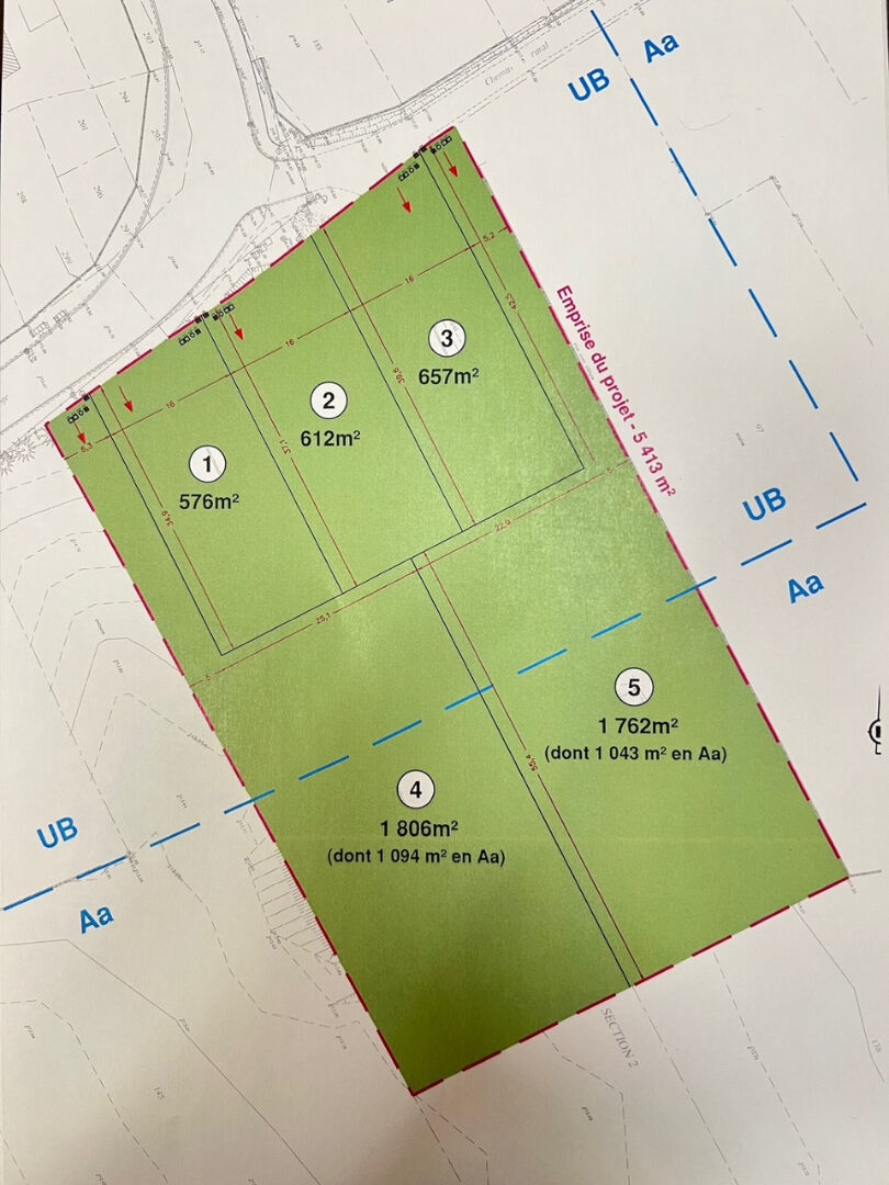 Photo Terrain Thionville 1800m2 image 3/3
