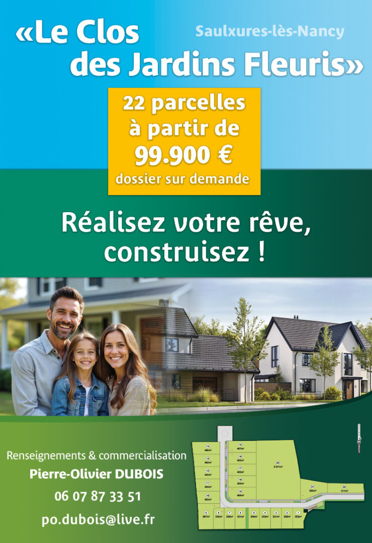 Photo Terrain Saulxures Les Nancy 330 m2 image 1/3