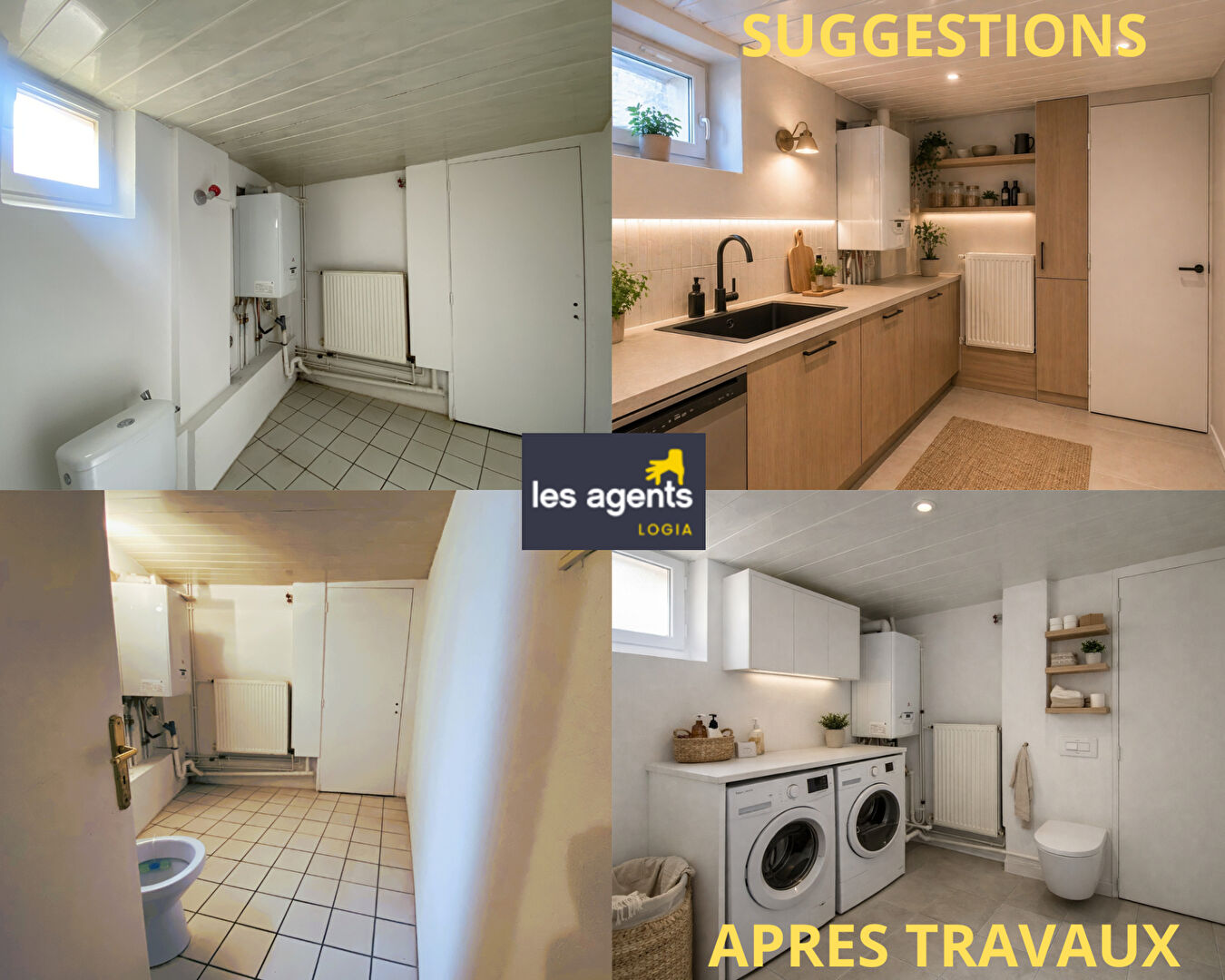 Maison 3 pièces et dépendance / extension à aménager