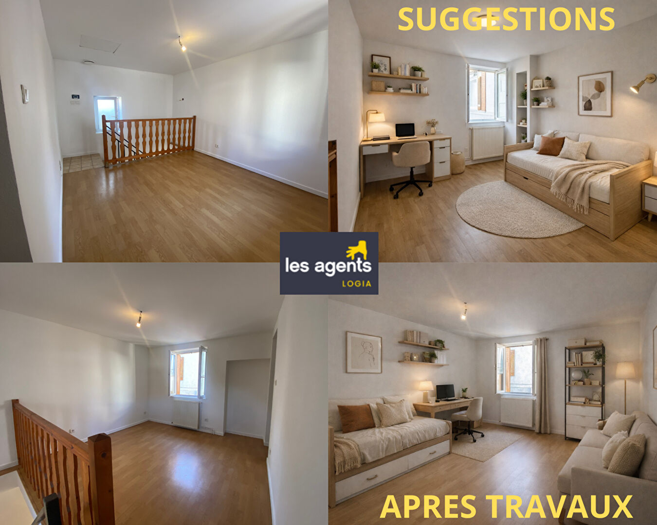 Maison 3 pièces et dépendance / extension à aménager