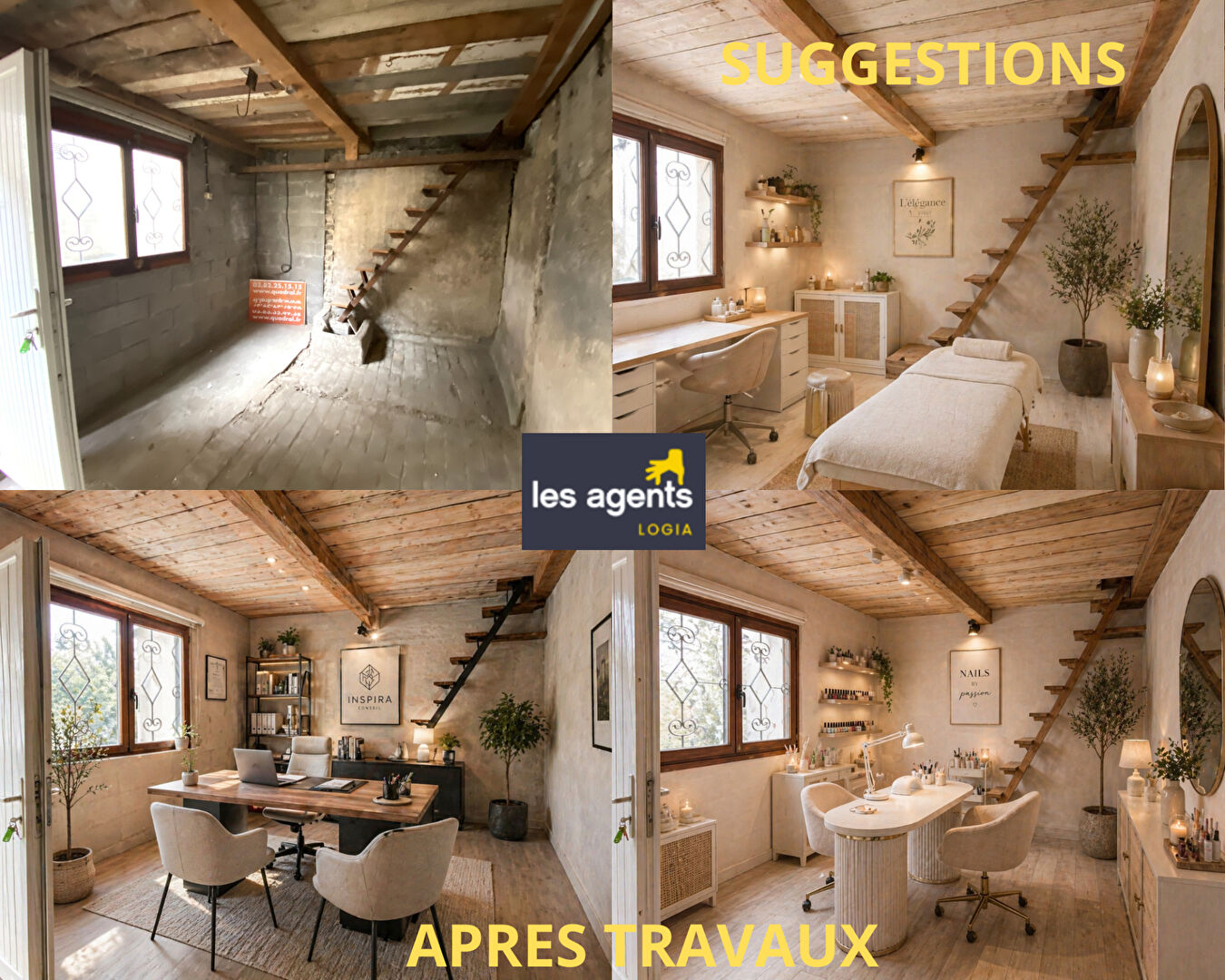 Maison 3 pièces et dépendance / extension à aménager