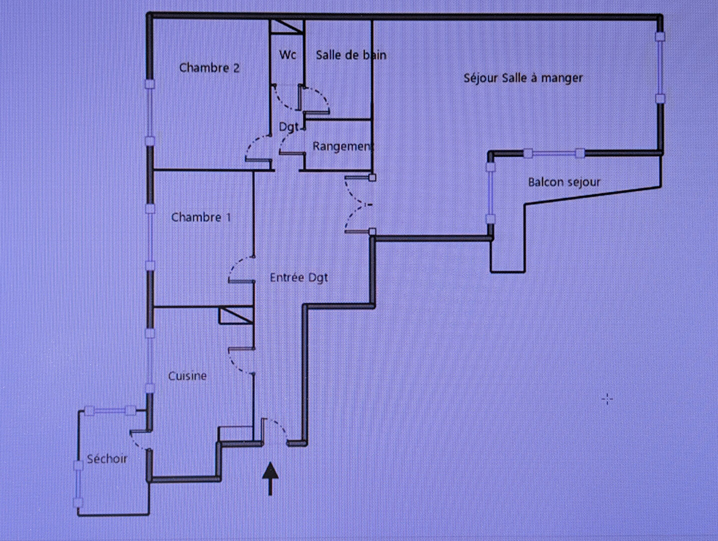 Photo T5 avec balcon - Jean Macé image 2/6