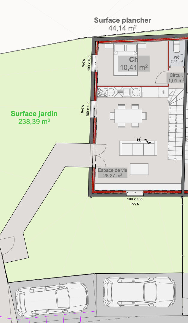 Photo MAISON RÉNOVÉ DE T5 DE 80M² AVEC TERRAIN DE 238M² ET PARKING image 5/6