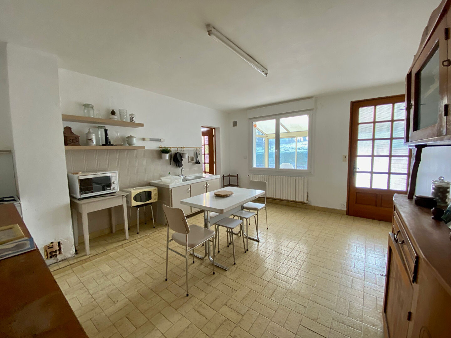 Photo Longère avec vie de plain pied Mauron 5 pièce(s) 230 m2 sur un terrain de plus d'1 hectare image 3/6