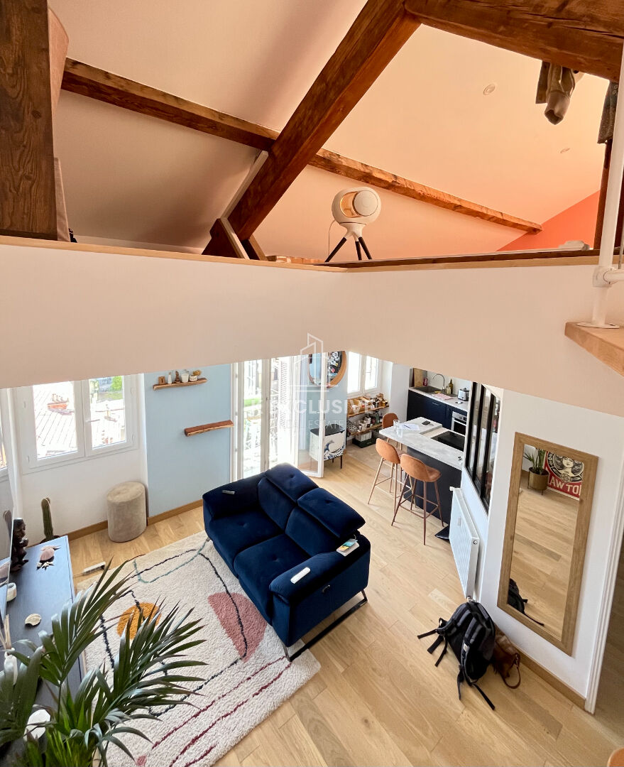 Nice libération, superbe 3 pièces en dernier étage