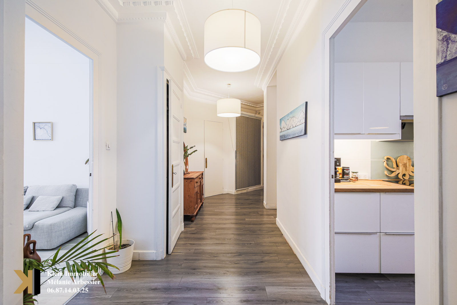 Photo Grenoble Centre/Caserne de Bonne -Bel appartement T3+ de 101m² avec balcons image 6/6