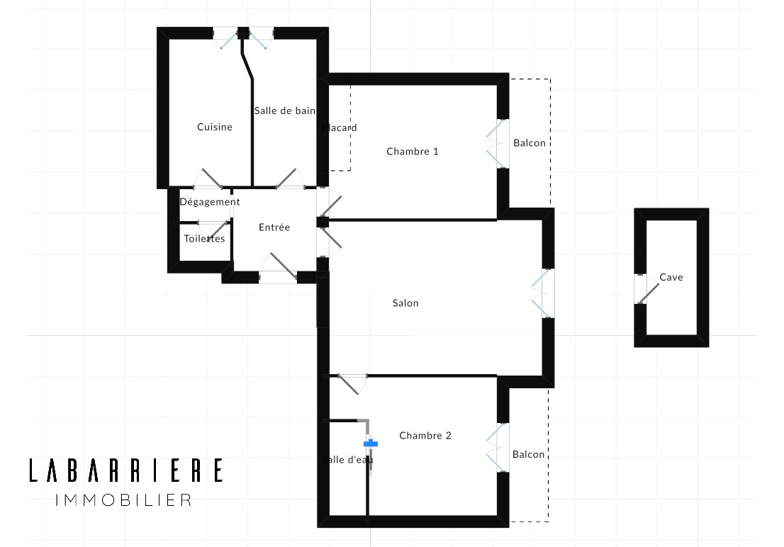 Photo SAINT JEAN DE LUZ 64500 - T3 - BALCON - CAVE - STATIONNEMENT. image 5/6