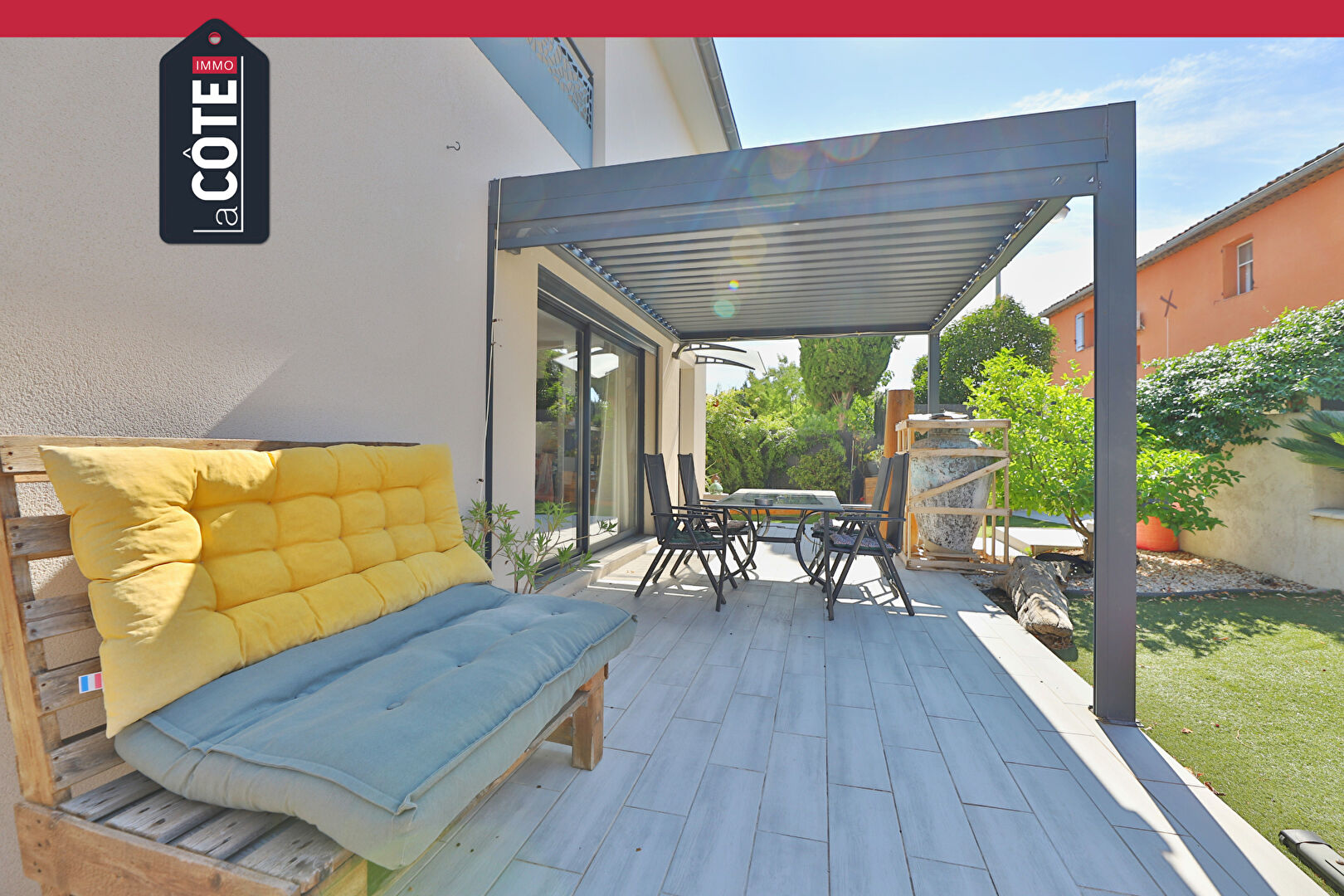 Bas de Villa de 72m² avec jardin sur Châteauneuf Les Martigues