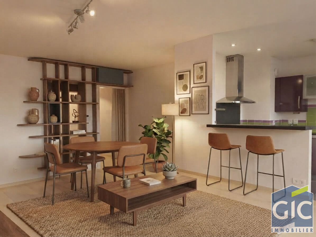 Appartement T3 - Centre-bourg de Mondeville avec terrasse et garage