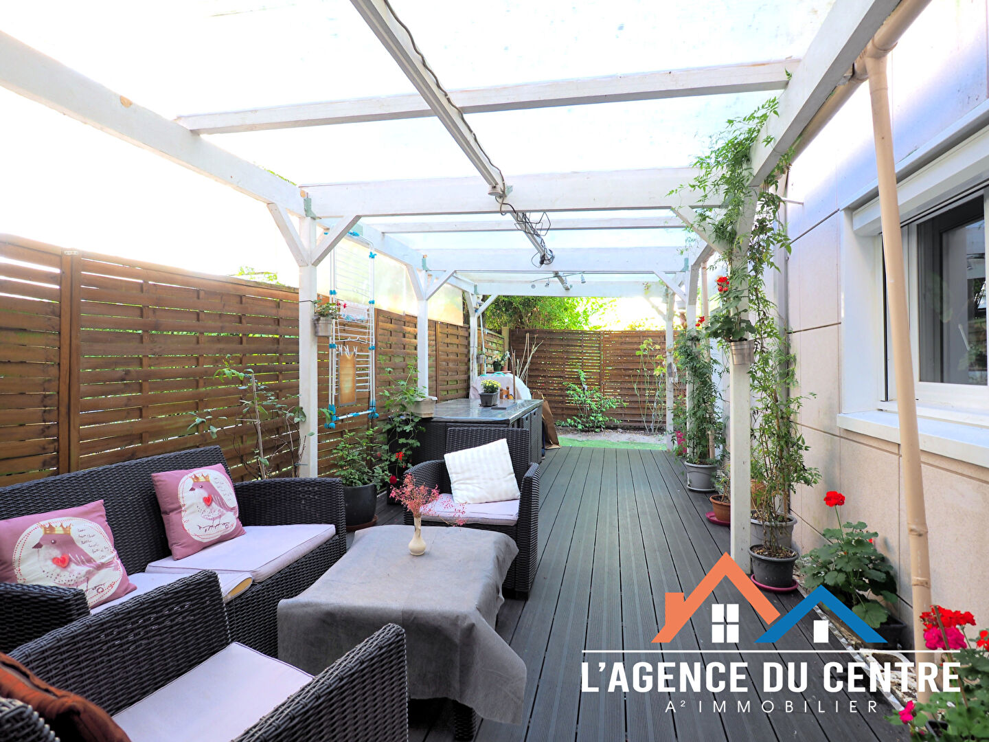 Appartement Cergy Village 4 pièces de 70 m2 et Jardin Privatif !!!