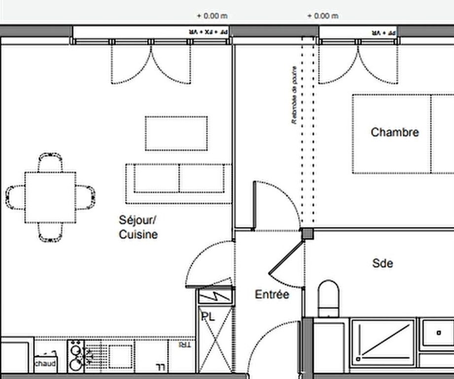 Photo Appartement  3 pièces Mérignac image 4/6