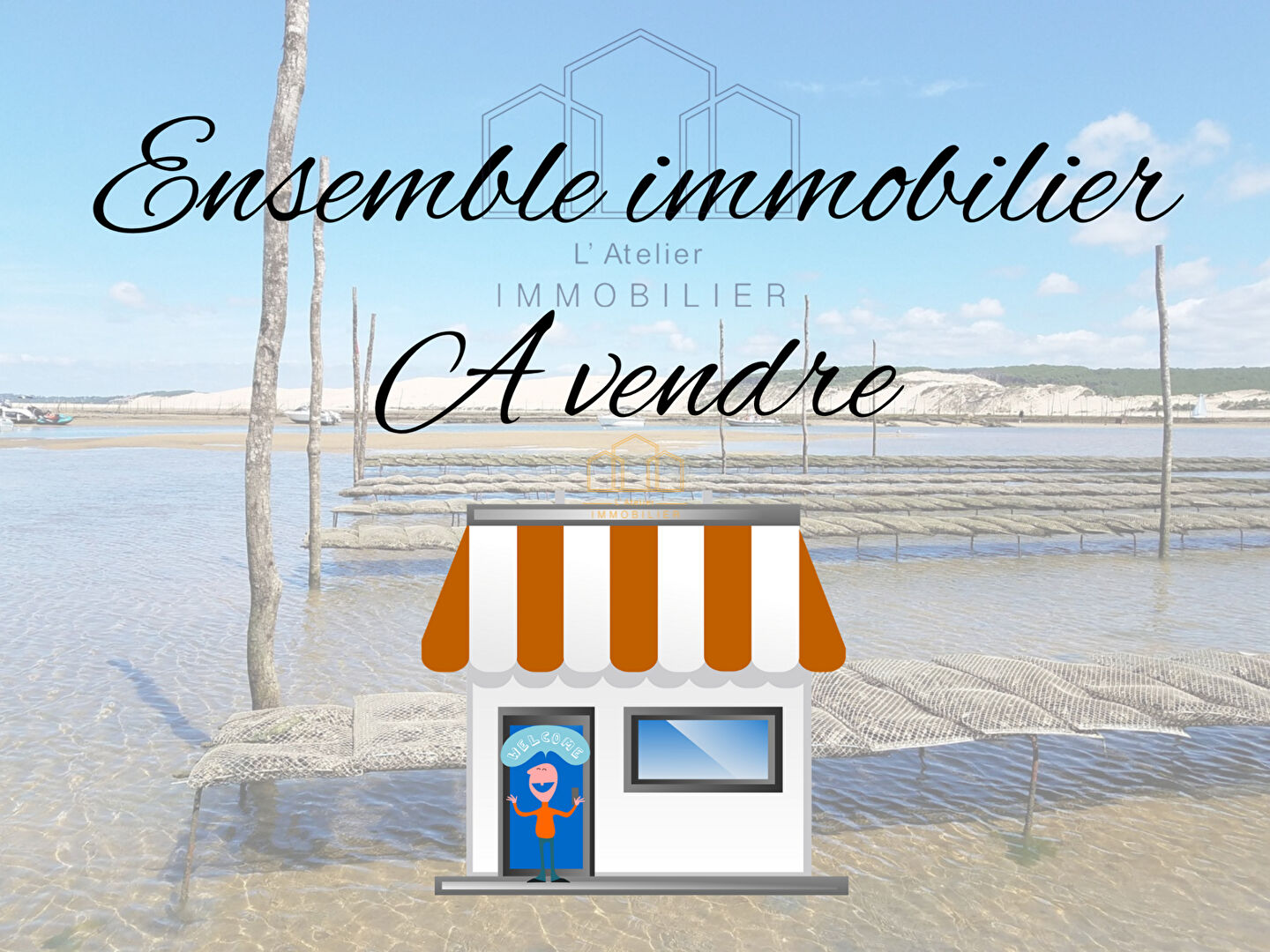 Ensemble immobilier à vendre à Andernos-Les-Bains tout proche de la plage