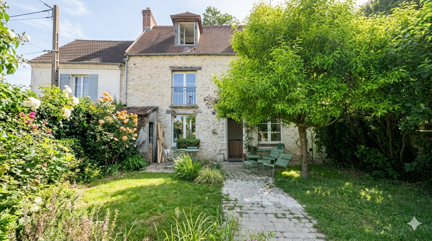 Maison de charme 100 m2 - 3 chambres