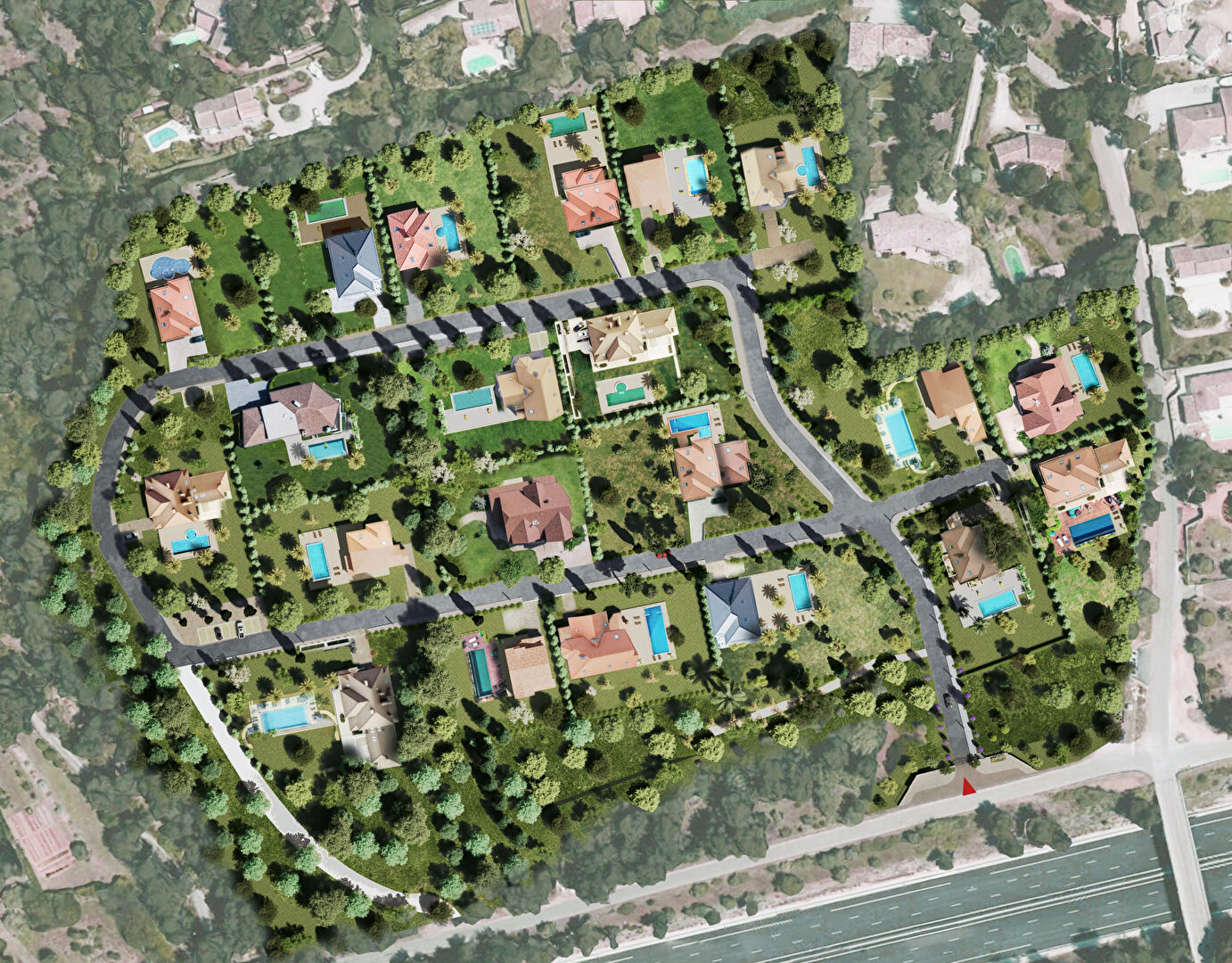 Photo Terrain La Cadiere D Azur 2000 m2 image 2/3