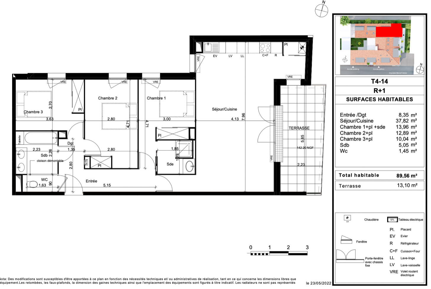 Photo Appartement Toulouse 4 pièce(s) 90 m2 image 4/4