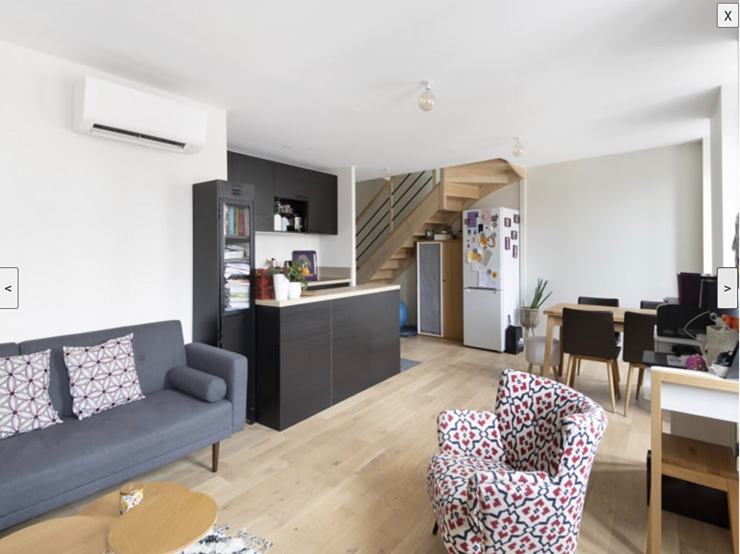 T3 Duplex en dernier étage de 64 m²