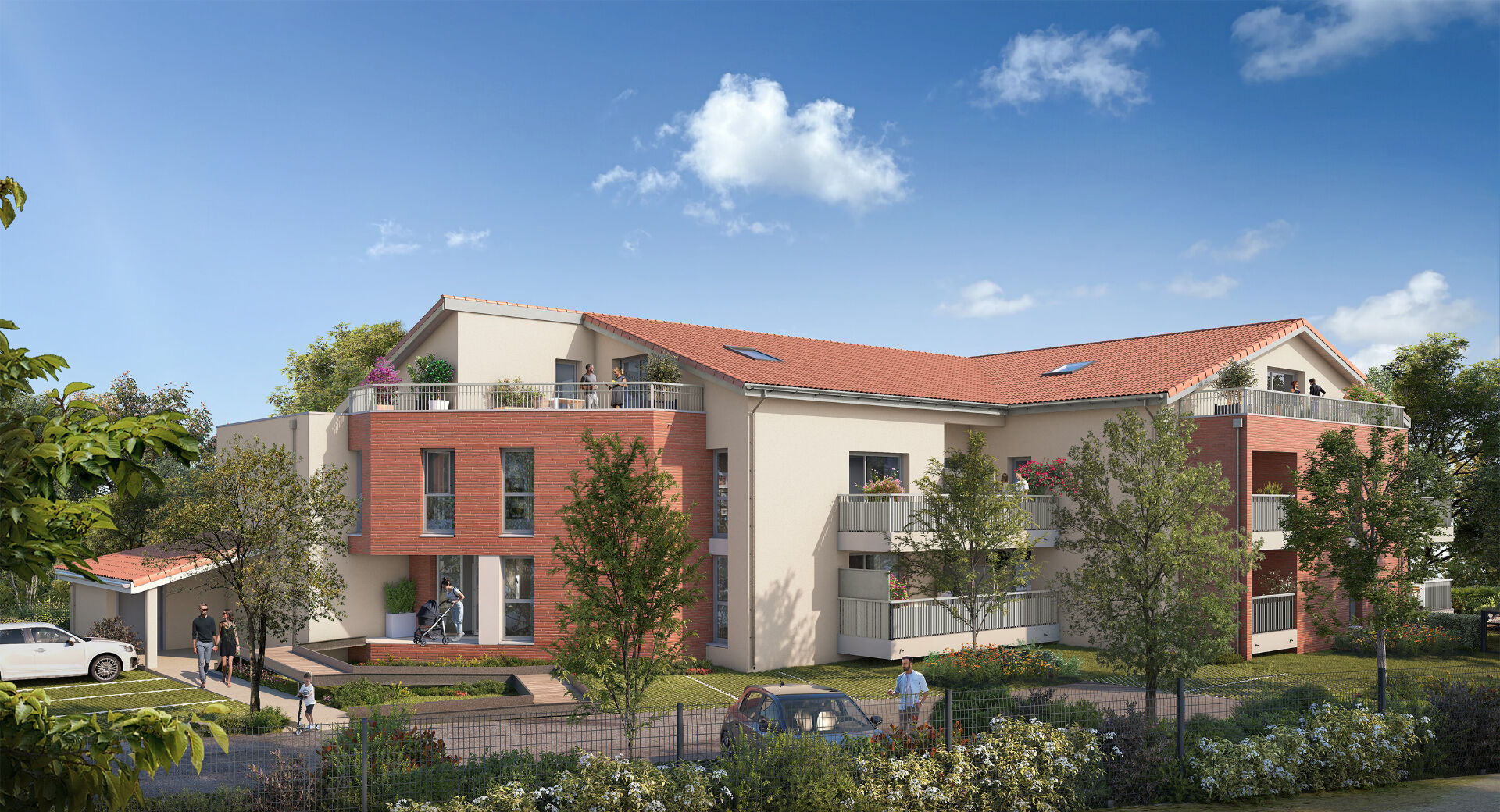 T2 en rez-de-jardin à Lacroix-Falgarde