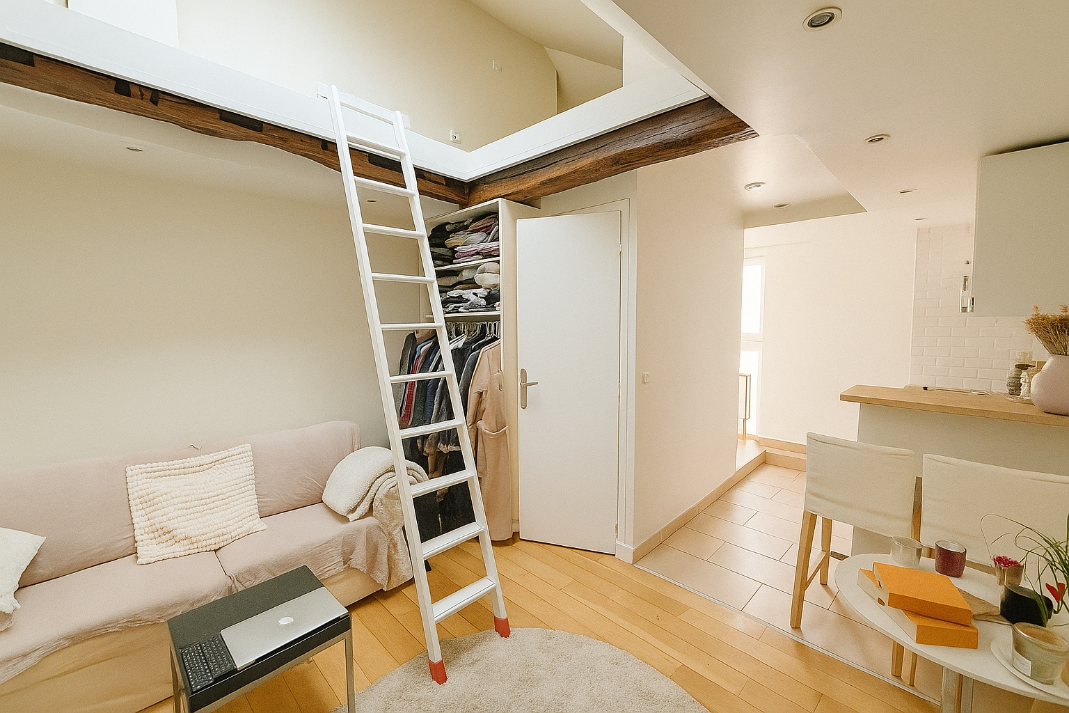 Investissement clé en main - Studio meublé loué, entièrement rénové