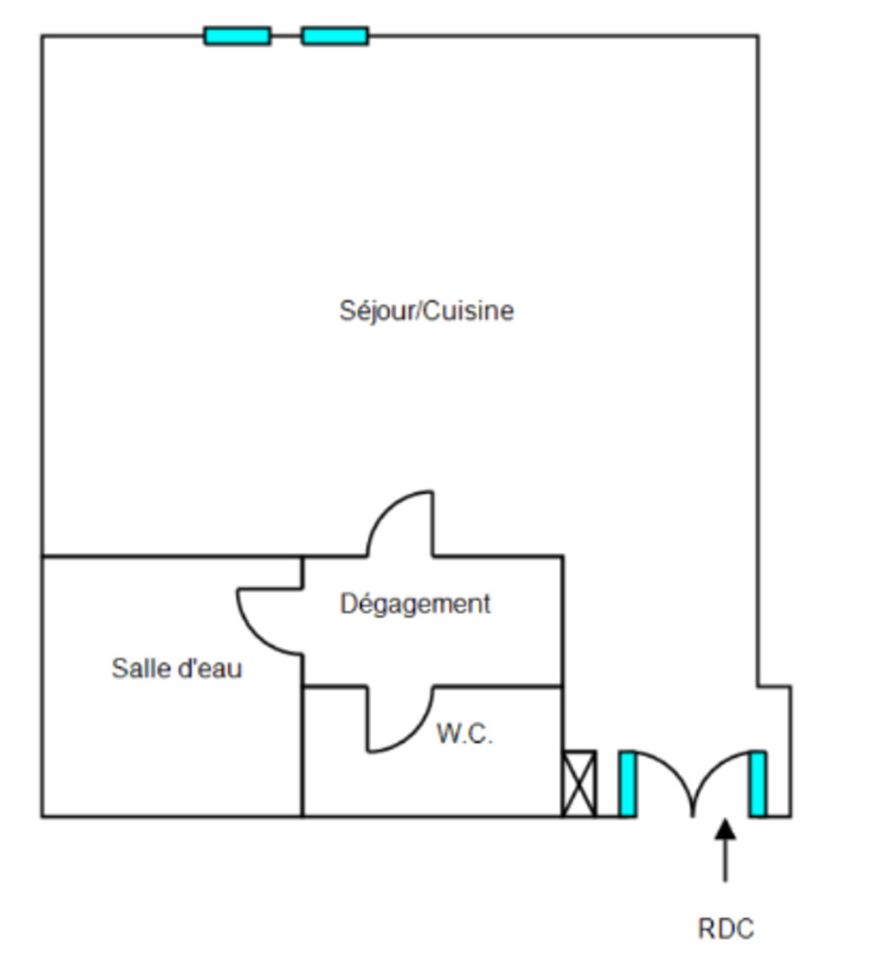 Photo Avrillé centre grand studio avec parking image 4/6