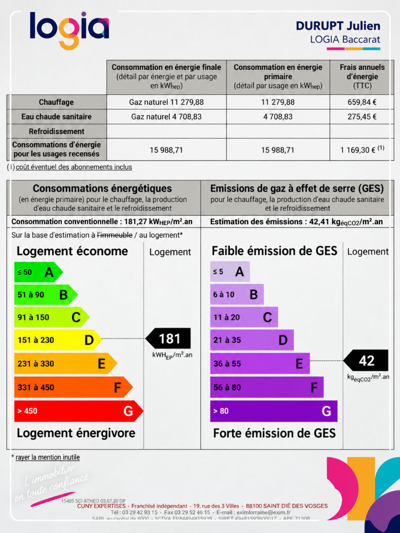 Immeuble de rapport à Baccarat