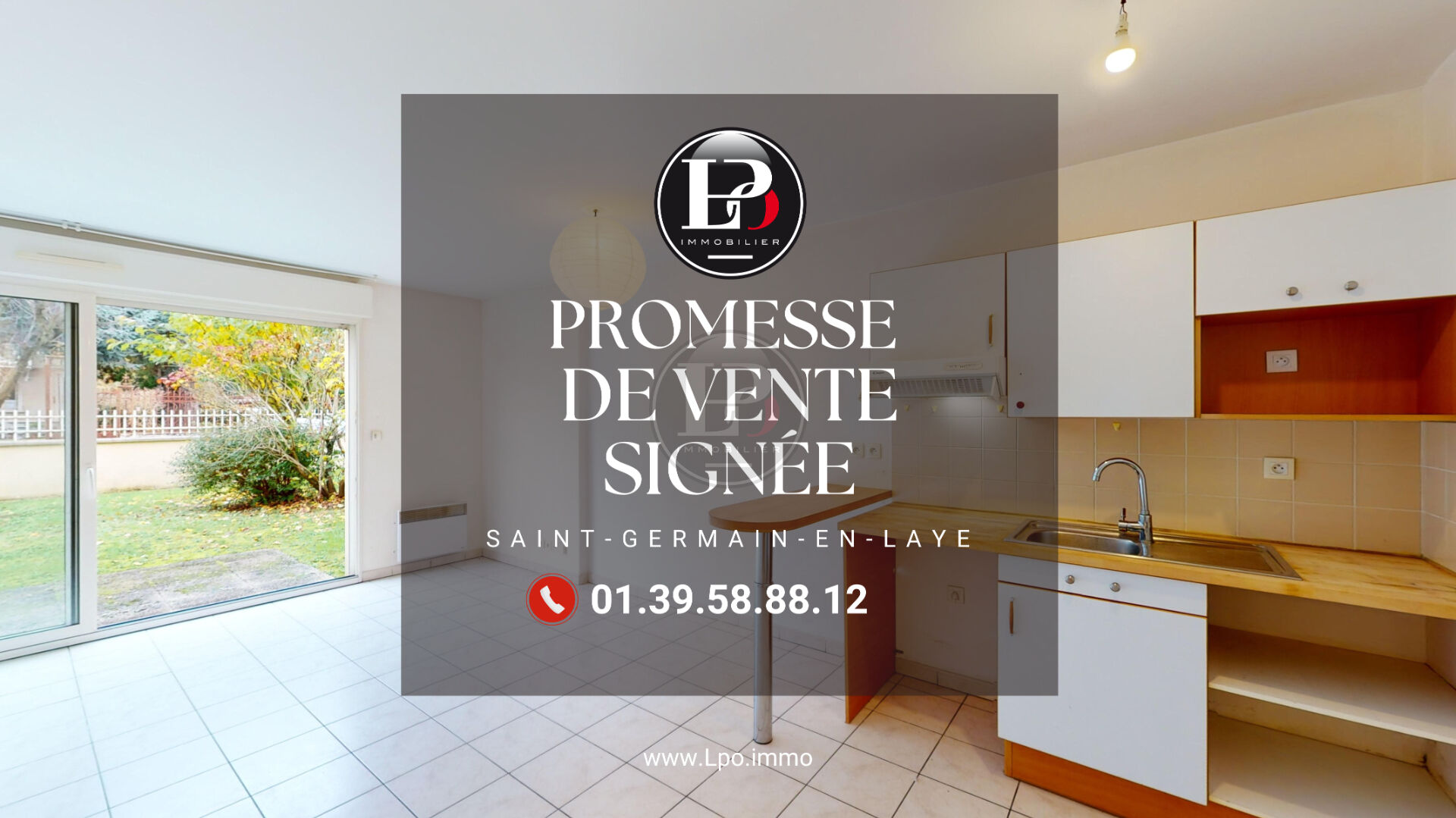 APPARTEMENT 2 PIÈCES VENDU LOUÉ - REZ-DE-JARDIN - EZY-SUR-EURE