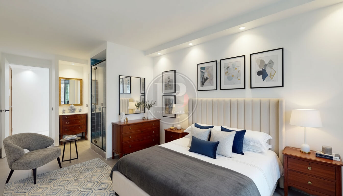 Photo Île de la Jatte : Appartement familial de 148 m² avec balcon et vue sur jardins image 6/6