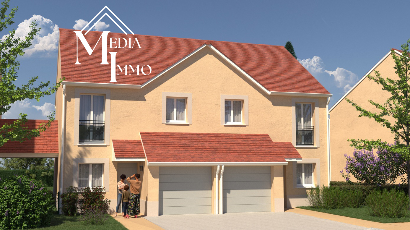 Lescar, maison de type T5 avec garage et jardin.