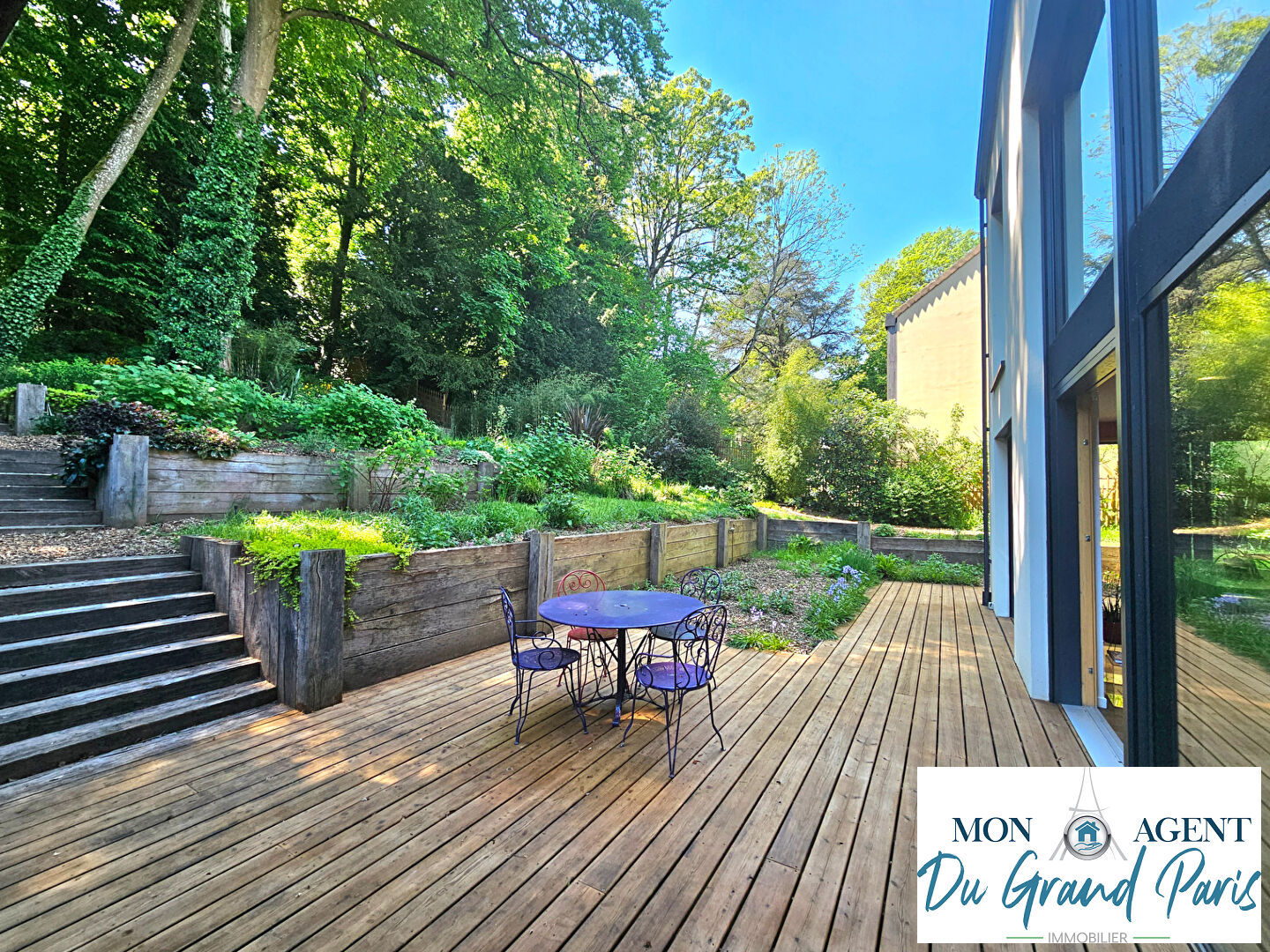 Photo Maison ecologique d exception passive a energie positive a vendre a Jouy-en-Josas - proche Versailles Plateau de Saclay Grand Paris Sud image 2/6