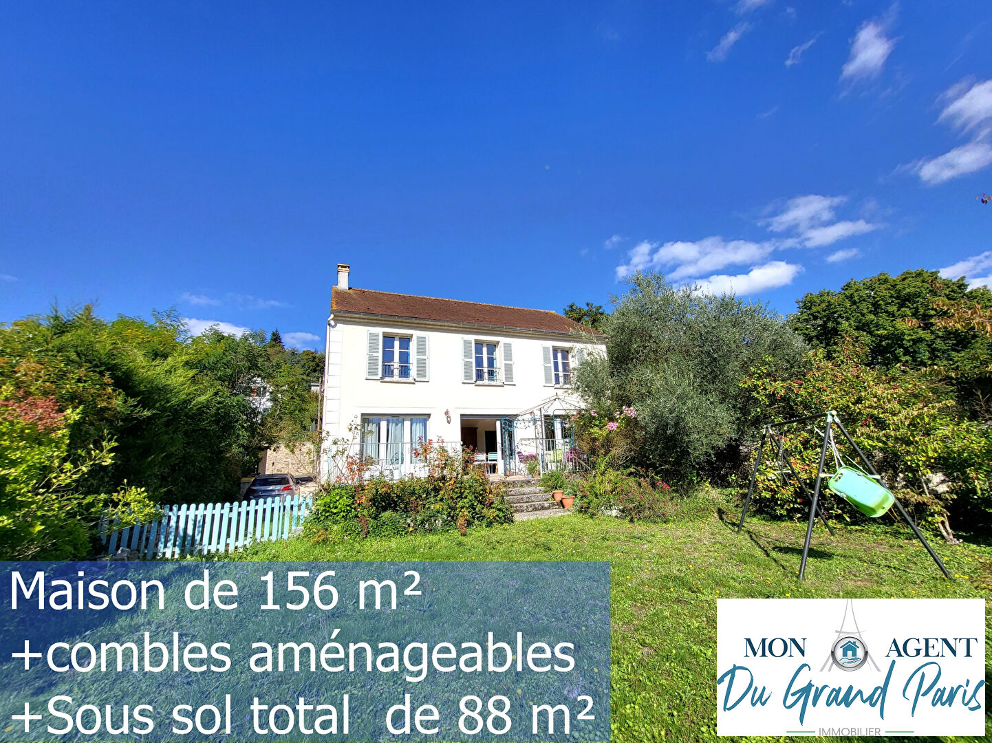 Maison a vendre en exclusivite a Orsay - 7 pièces, 5 chambres, bon état