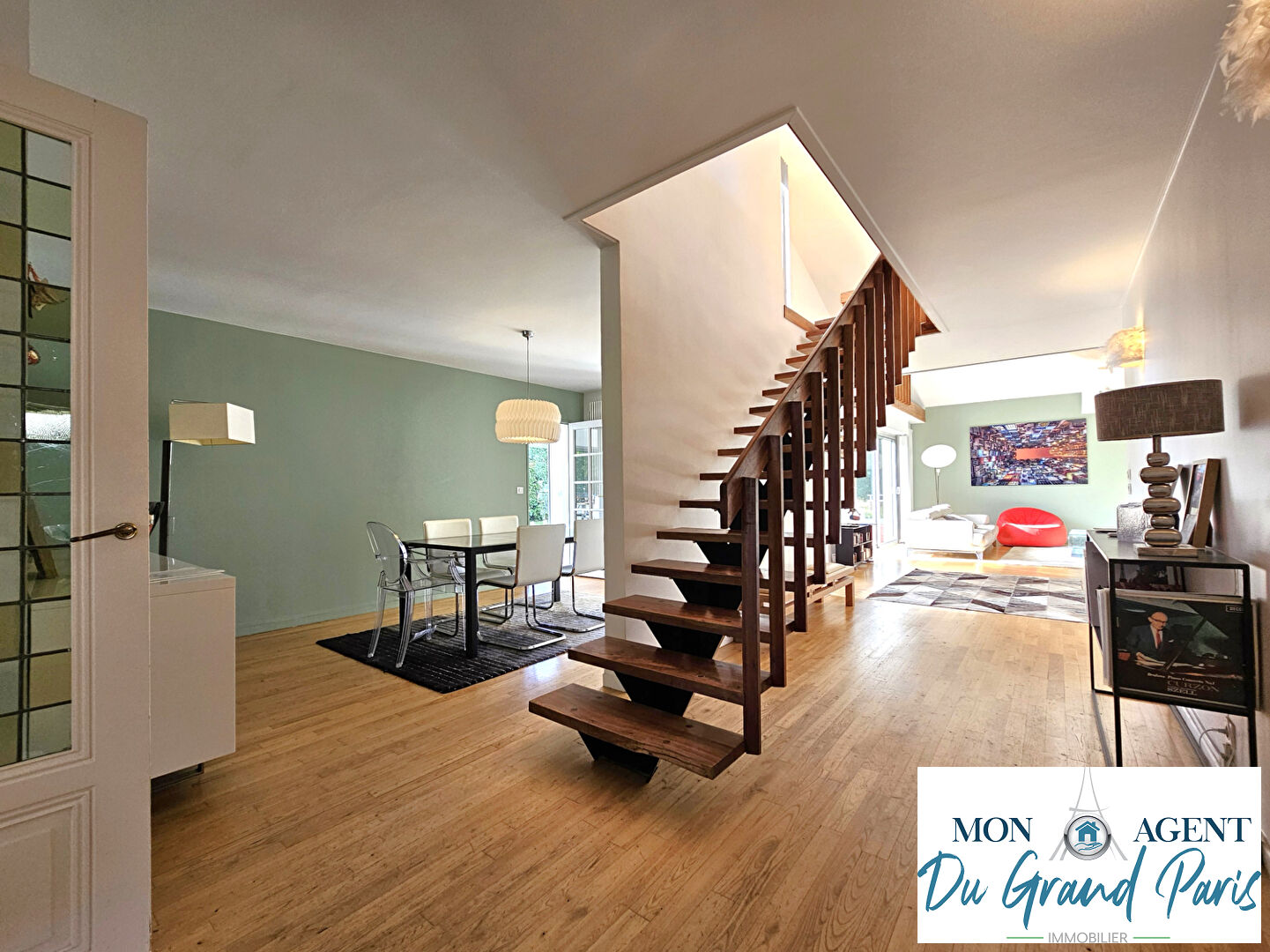 Photo Maison d architecte 220m2 + sous sol total sur terrain 830m2 Jouy en Josas proche Versailles Velizy Plateau de Saclay Grand Paris Sud image 4/6