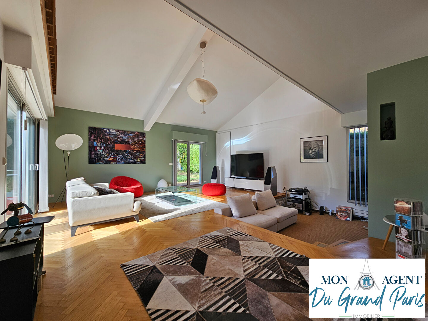 Photo Maison d architecte 220m2 + sous sol total sur terrain 830m2 Jouy en Josas proche Versailles Velizy Plateau de Saclay Grand Paris Sud image 6/6