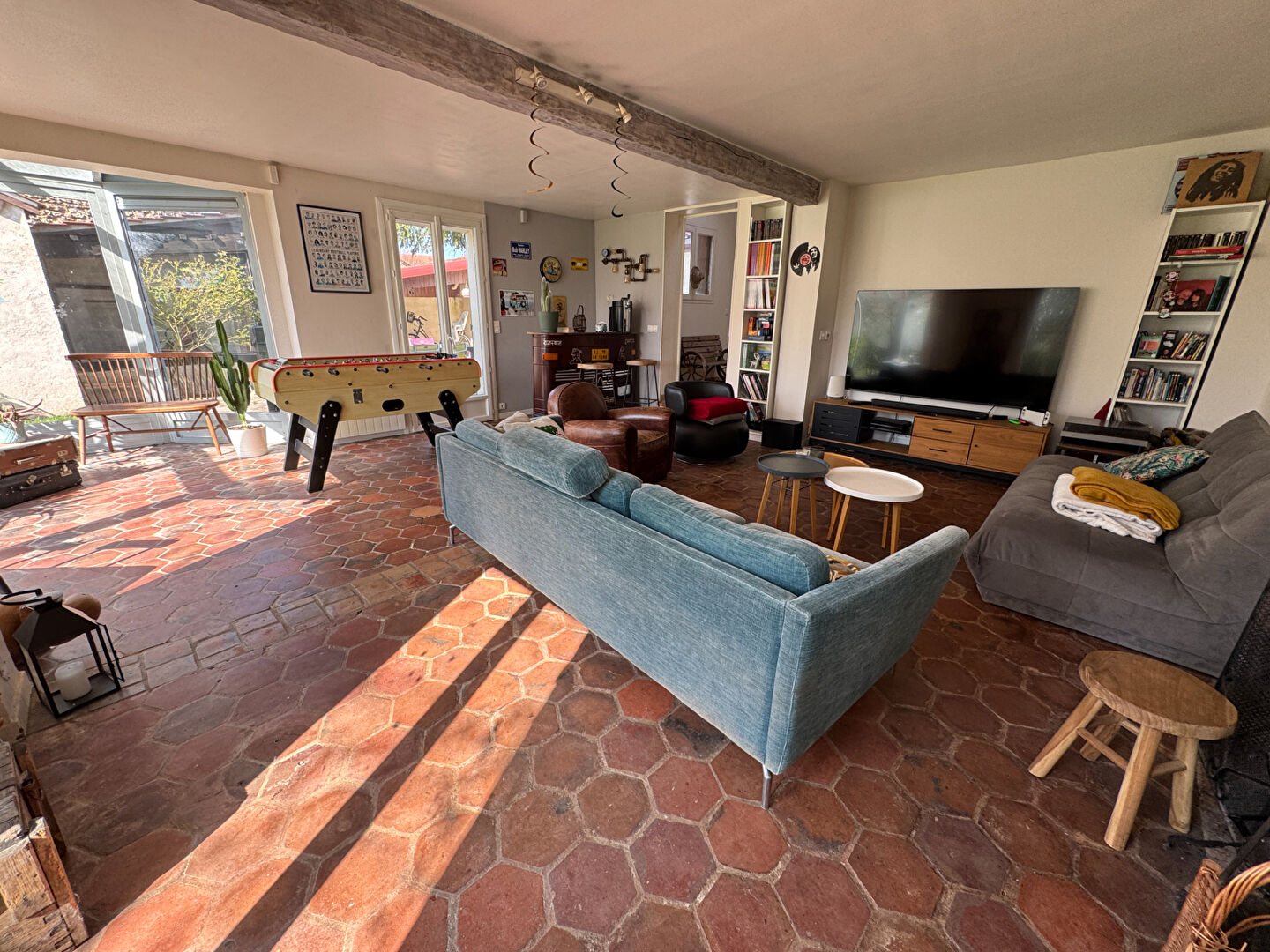 Photo Belle longère du 18ème siècle avec garage Auteuil -Autouillet  8 pièces 218 m2 image 3/6